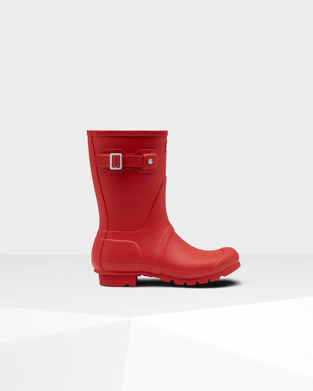 Botas De Agua Mujer - Hunter Original Short Mid-Calf Rojas - AKECYP-604 - Rojas